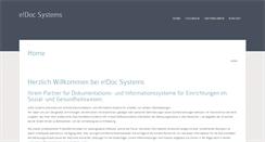 Desktop Screenshot of edoc-systems.de